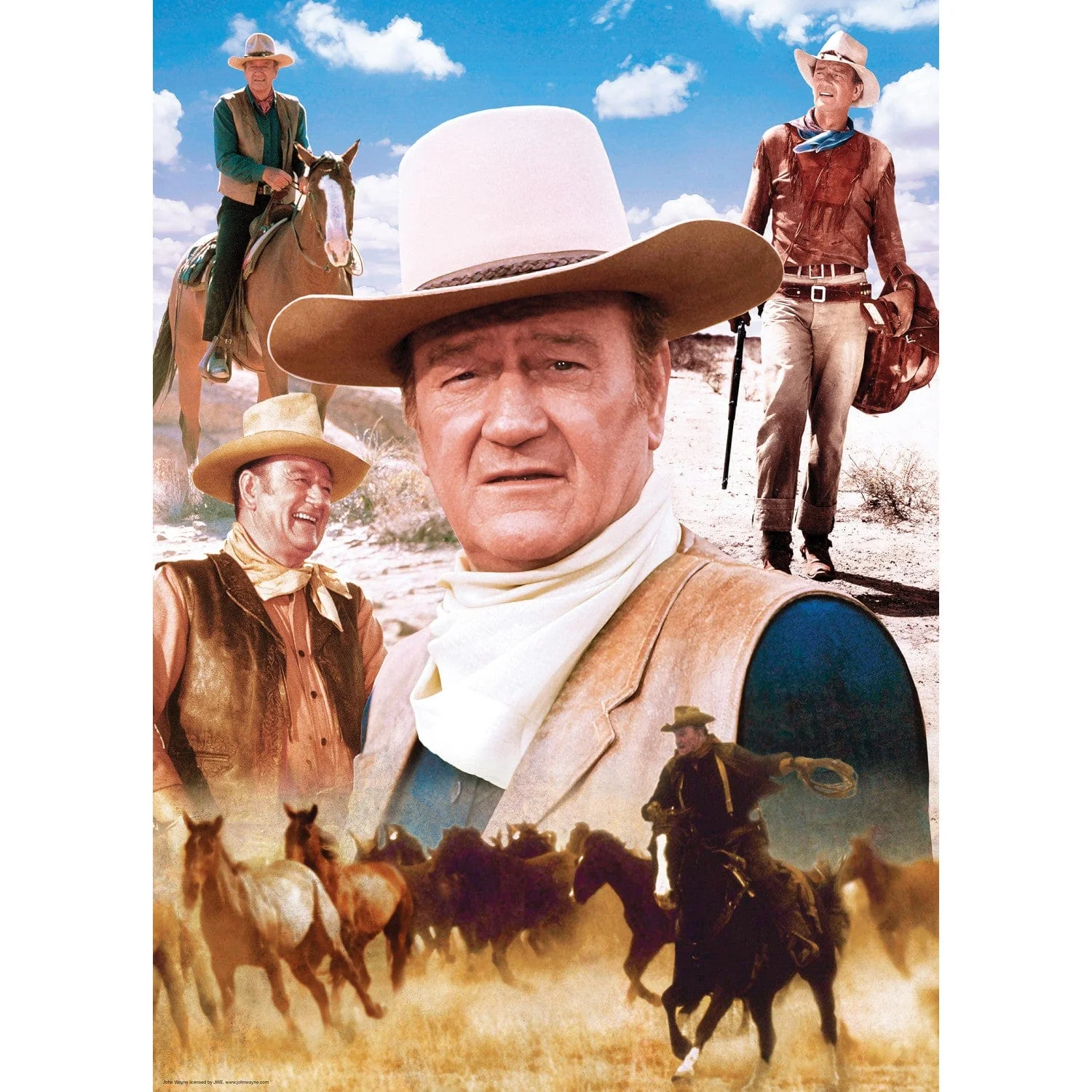 John Wayne Collection - America's Cowboy 1000 Piece Jigsaw Puzzle - Image 2