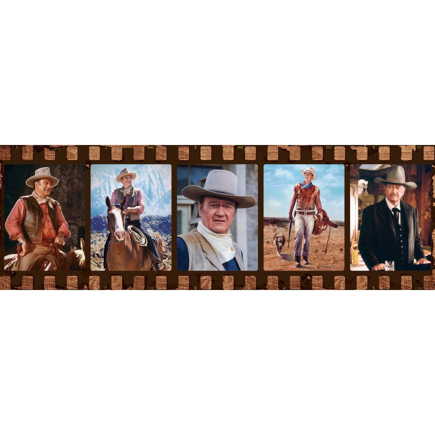 John Wayne Collection - Forever in Film 1000 Piece Panoramic Jigsaw Puzzle - Image 2