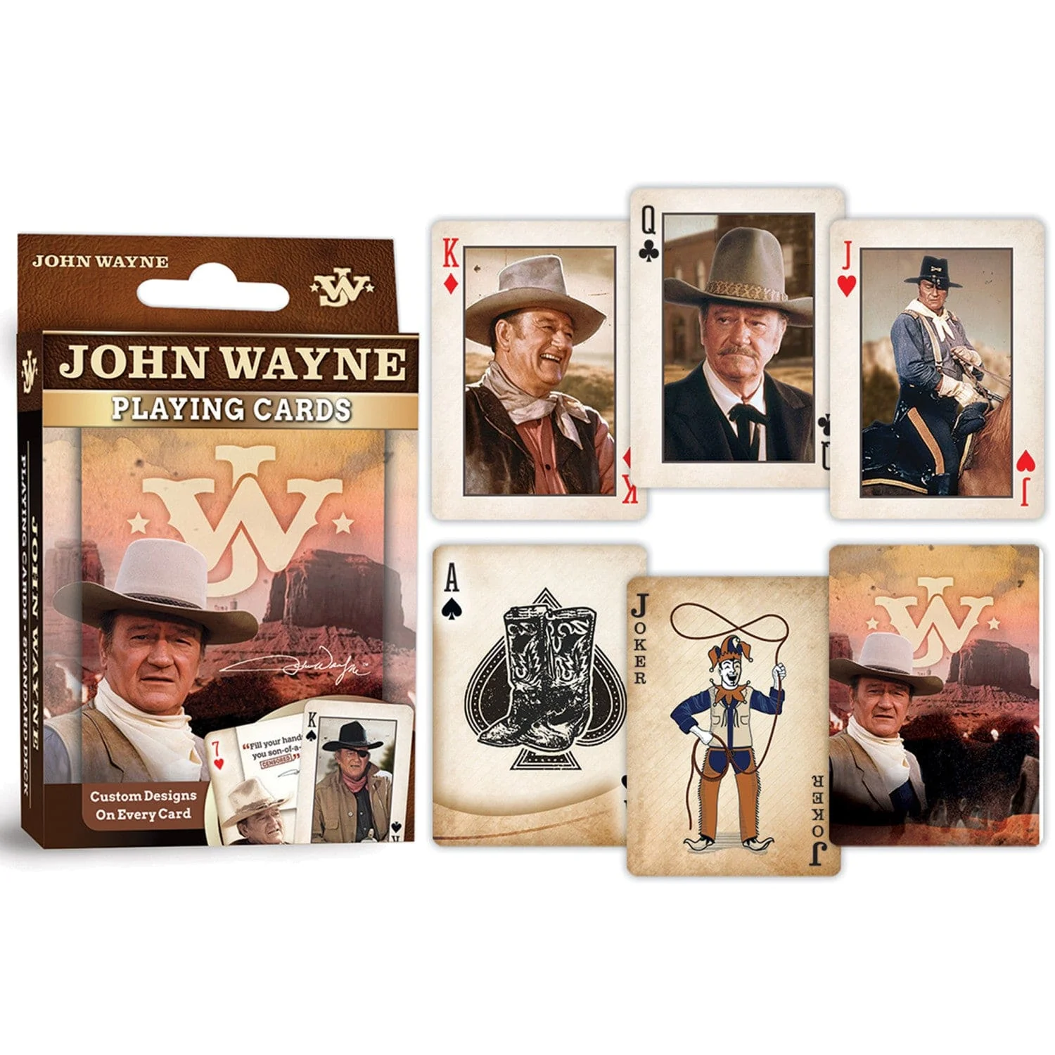 John Wayne Playing Cards - 54 Card Deck - Image 3
