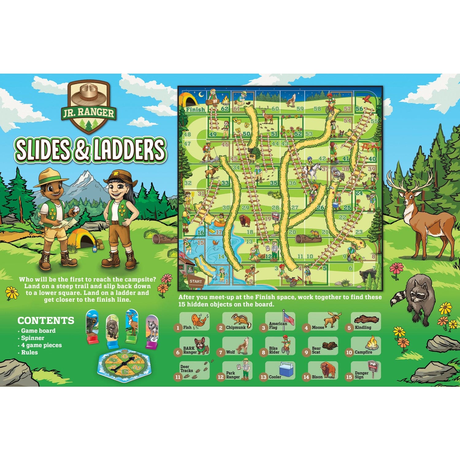 Jr. Ranger - Slides & Ladders Board Game - Image 2