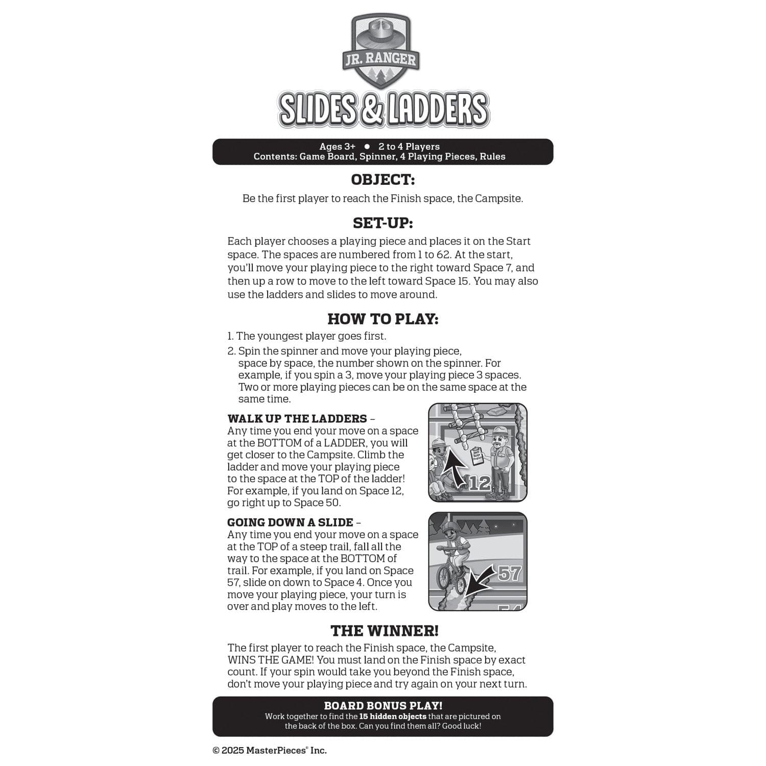 Jr. Ranger - Slides & Ladders Board Game - Image 3