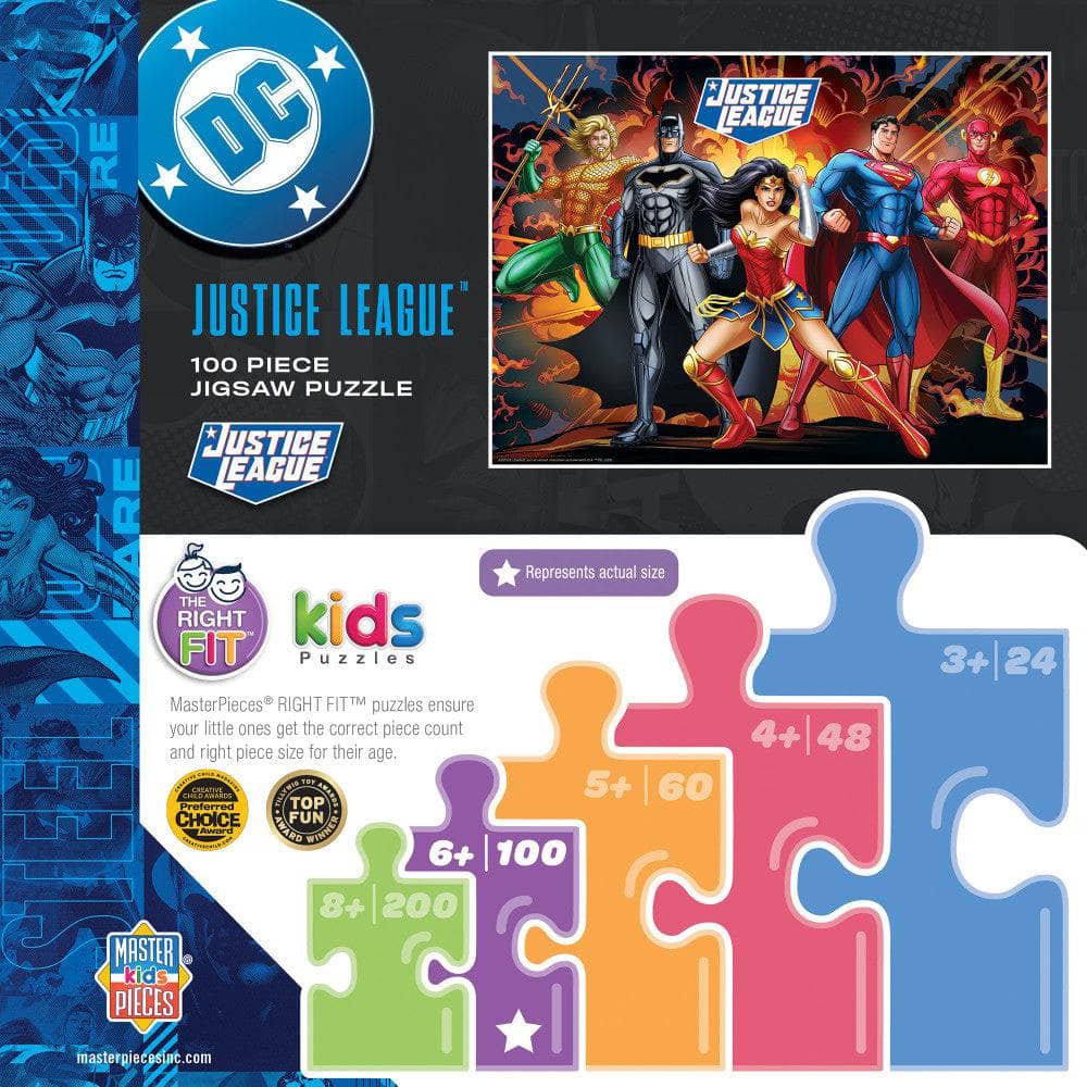 Justice League - Justice for All 100 Piece Jigsaw Puzzle - Image 3