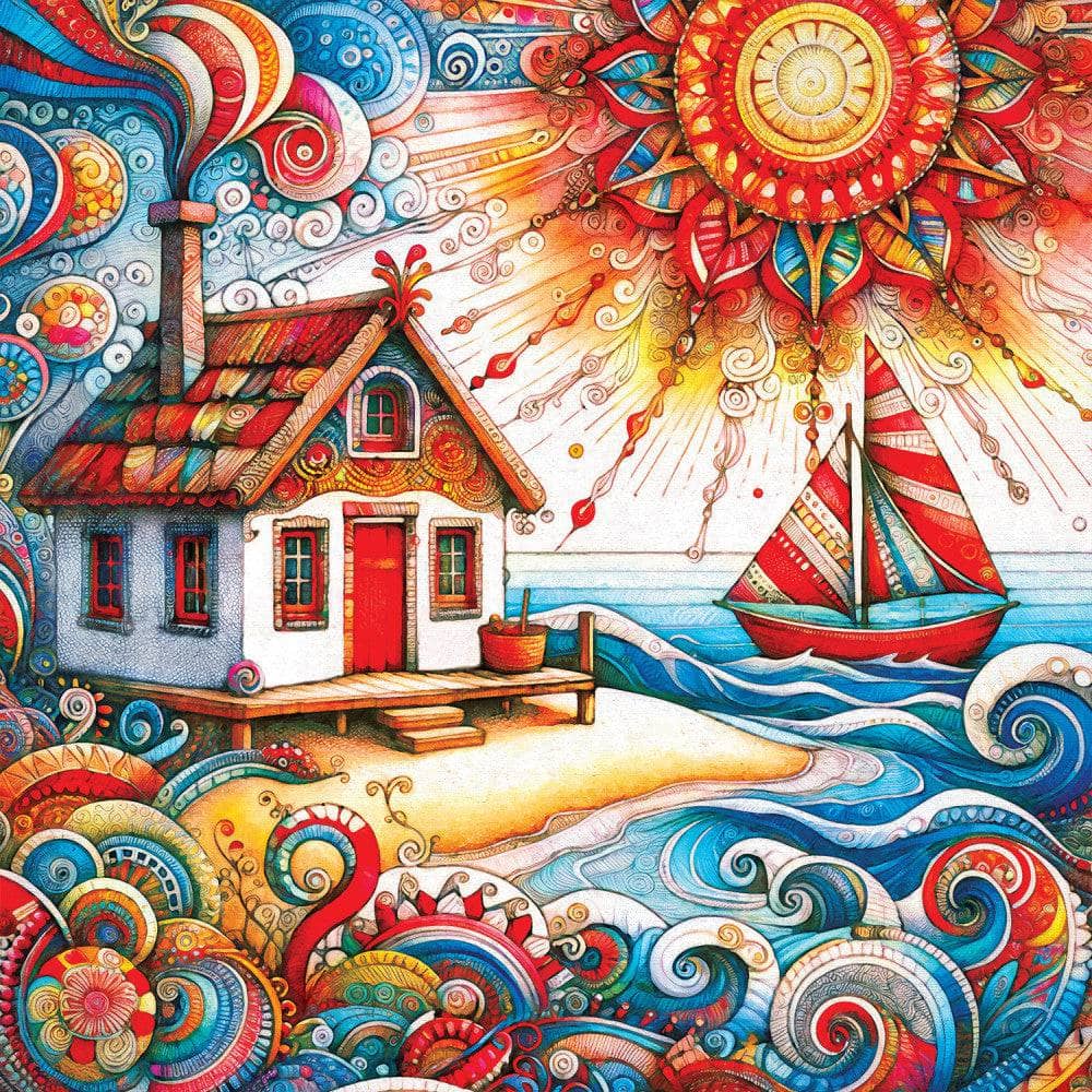 Kaleidoscope - My Cottage by the Sea 1000 Piece Jigsaw Puzzle - Image 2