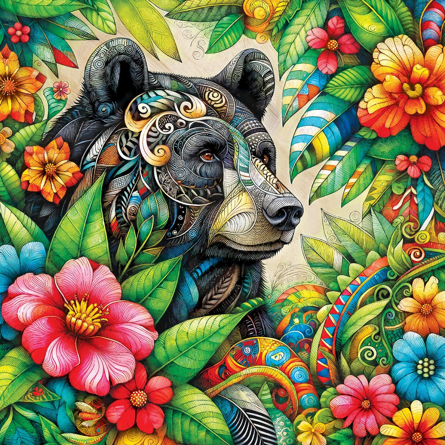 Kaleidoscope - Forest Master 300 Piece EZ Grip Jigsaw Puzzle - Image 2