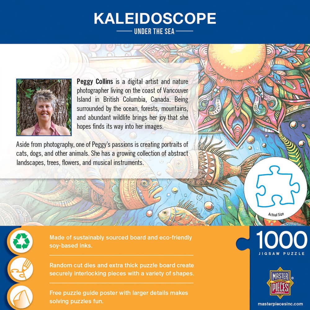 Kaleidoscope - Under The Sea 1000 Piece Jigsaw Puzzle - Image 3