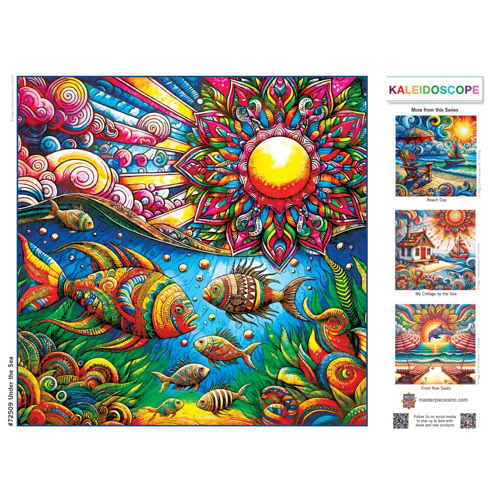 Kaleidoscope - Under The Sea 1000 Piece Jigsaw Puzzle - Image 4