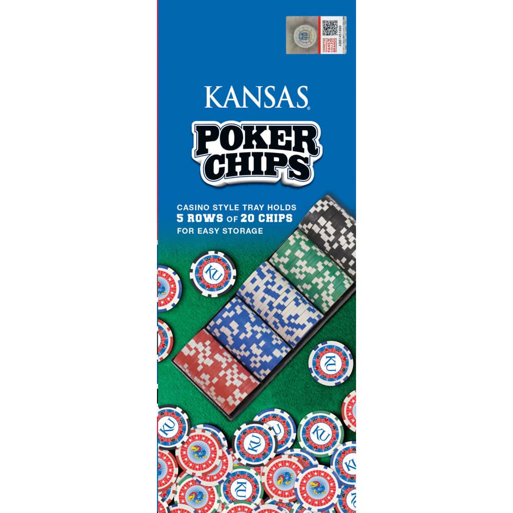 Kansas Jayhawks 100 Piece Poker Chips - Image 4