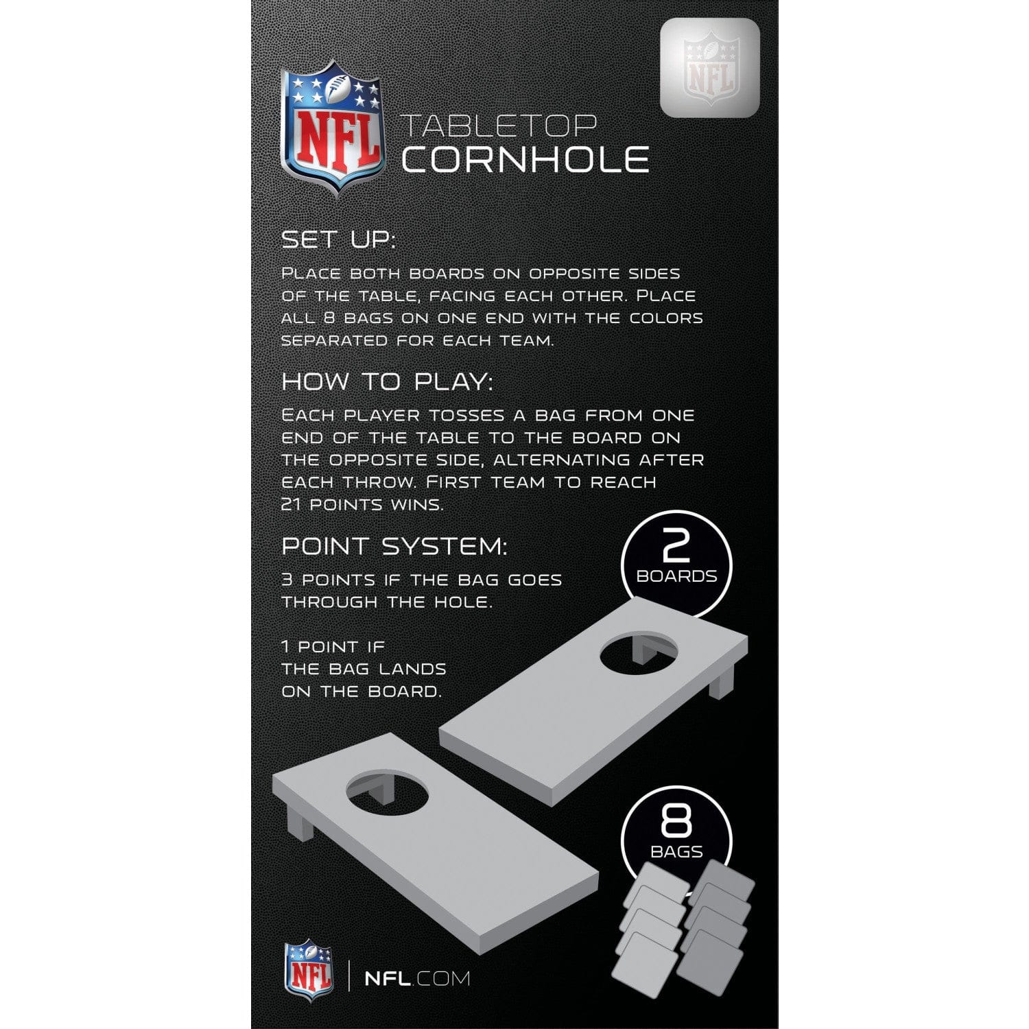 Kansas City Chiefs - NFL Tabletop Cornhole - Image 3