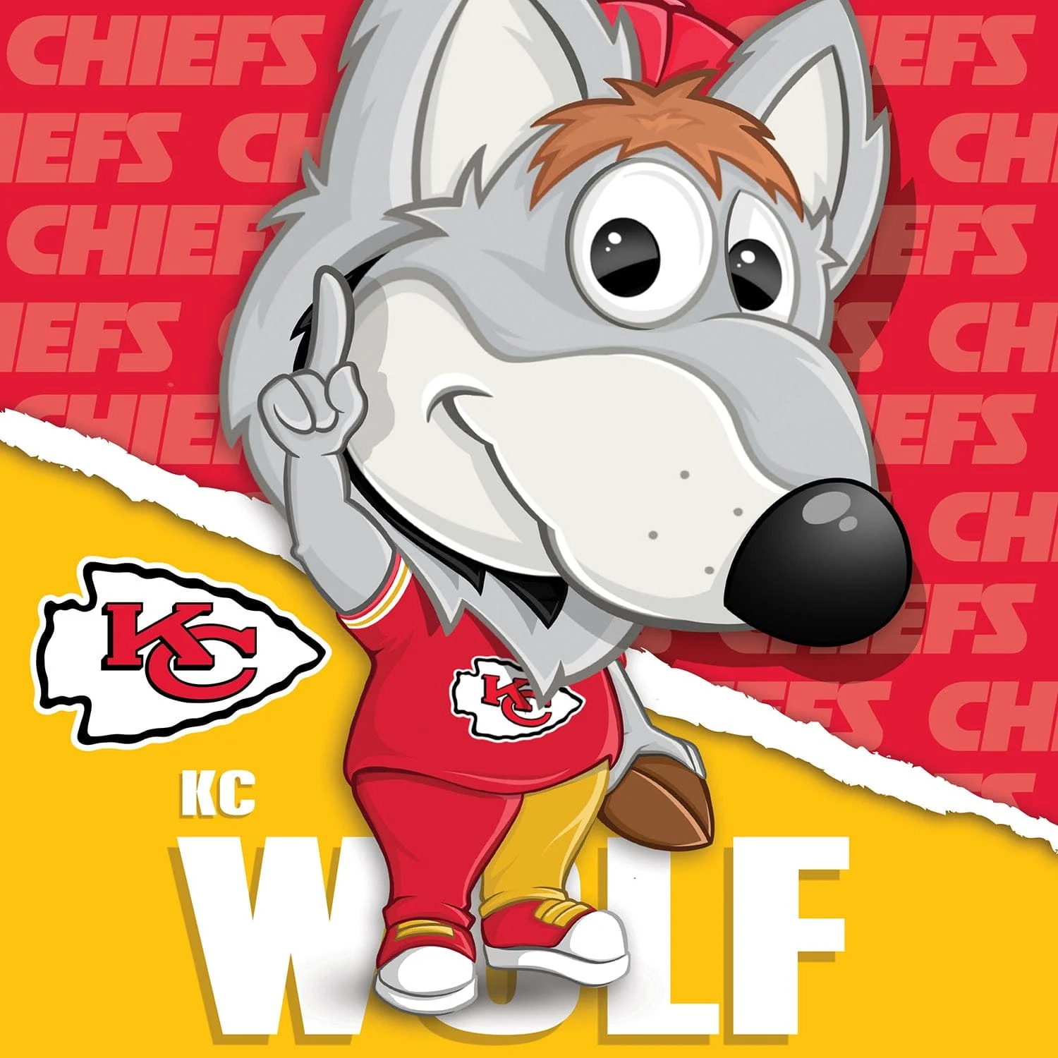 Kansas City Chiefs - NFL Mascot 100 Piece Jigsaw Puzzle - Image 2