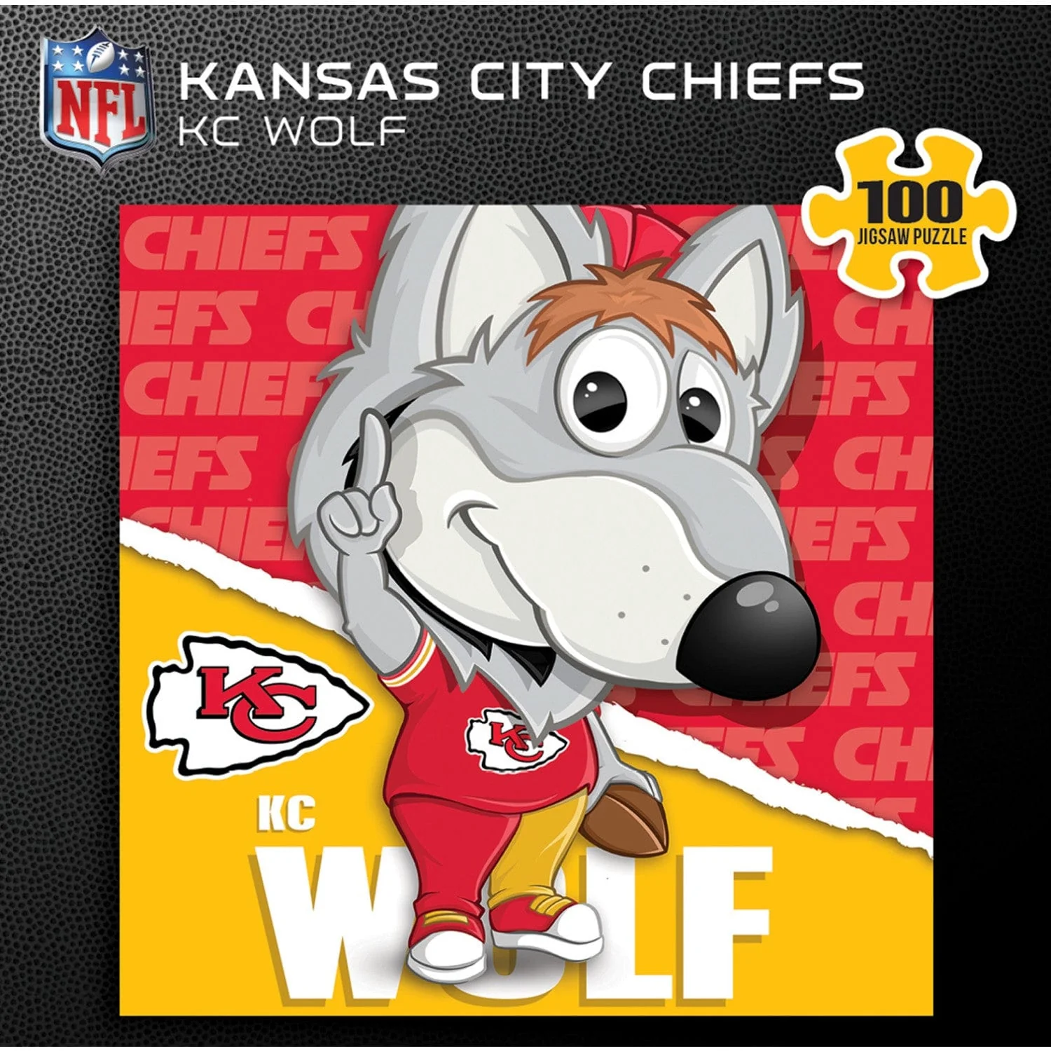 Kansas City Chiefs - NFL Mascot 100 Piece Jigsaw Puzzle - Image 3