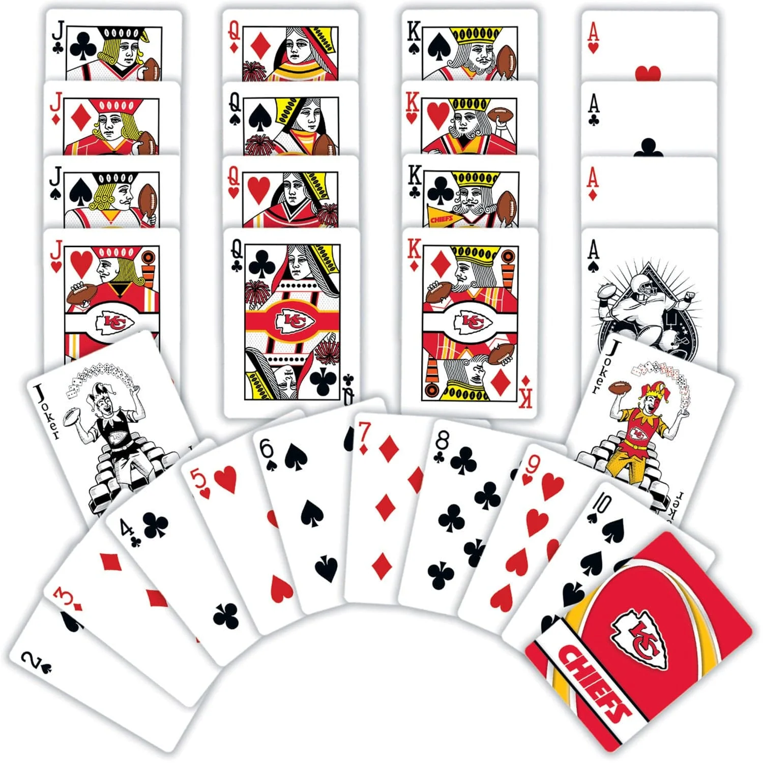 Kansas City Chiefs Playing Cards - 54 Card Deck - Image 2