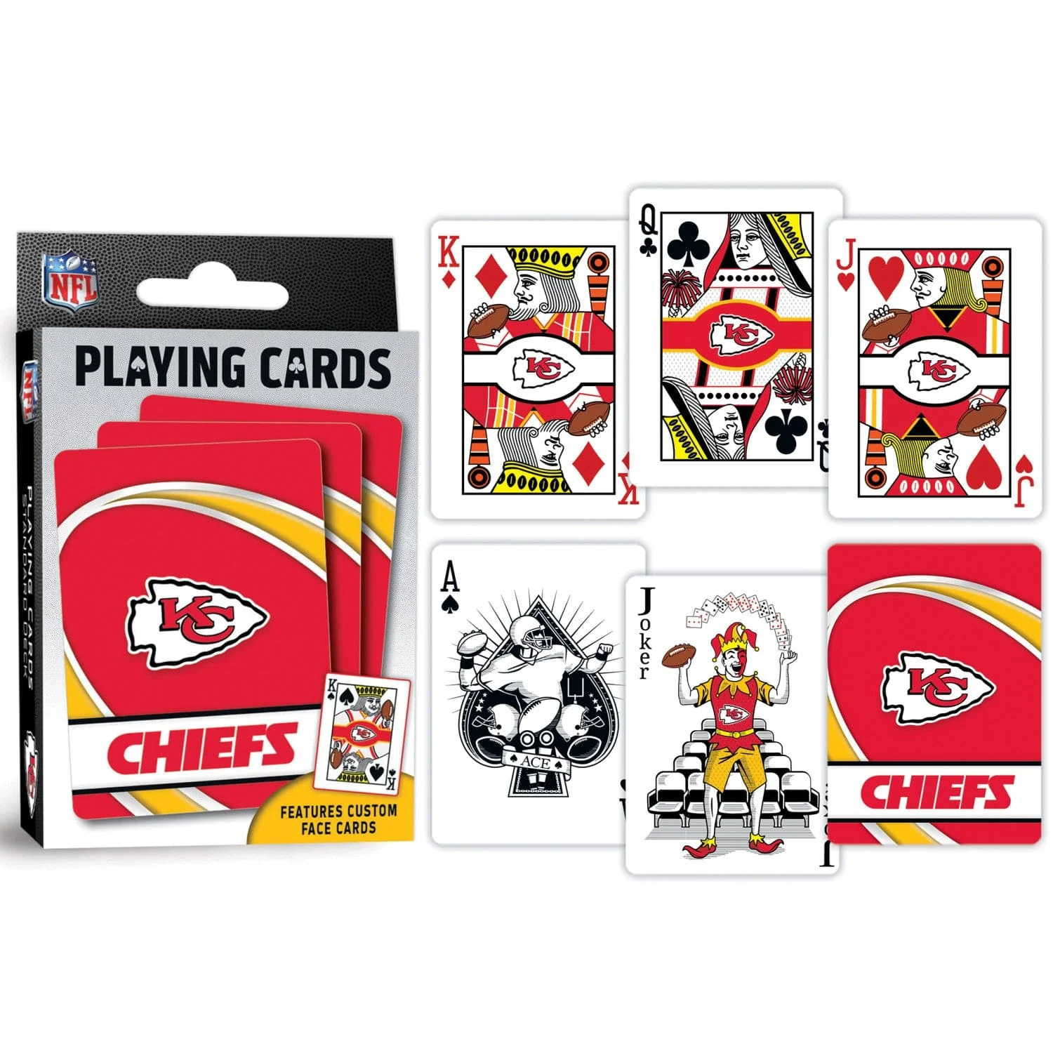 Kansas City Chiefs Playing Cards - 54 Card Deck - Image 3