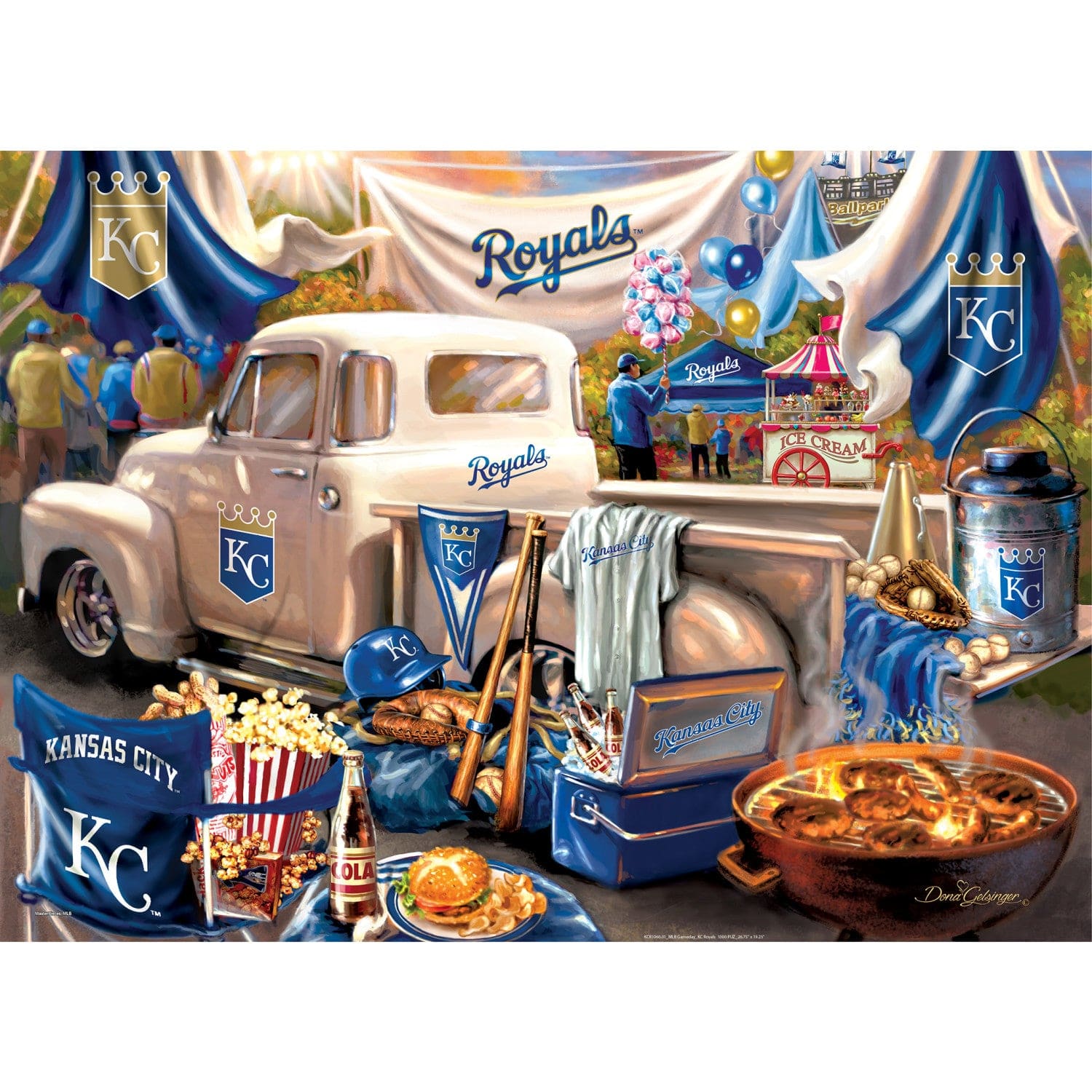 Kansas City Royals - Gameday 1000 Piece Jigsaw Puzzle - Image 2