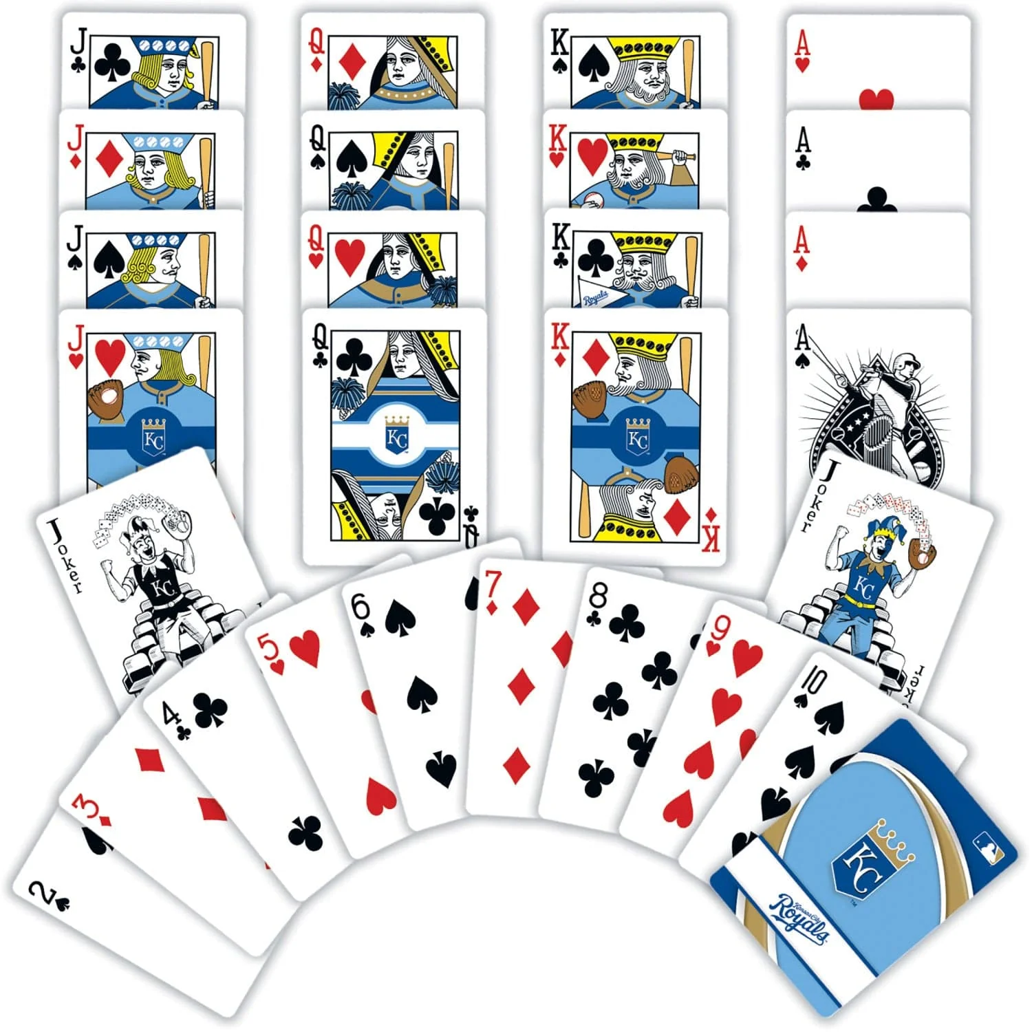 Kansas City Royals Playing Cards - 54 Card Deck - Image 2