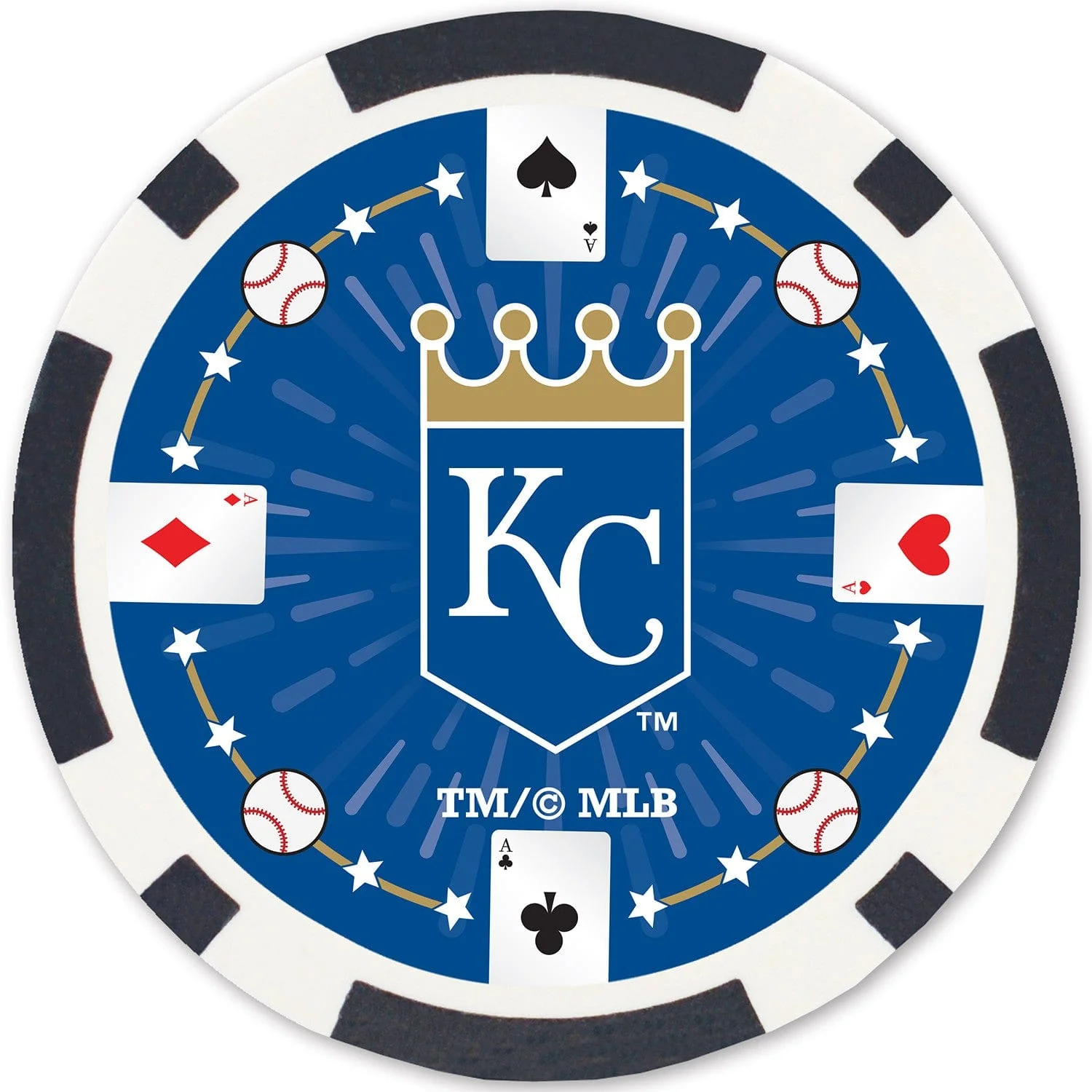 Kansas City Royals 100 Piece Poker Chips - Image 3