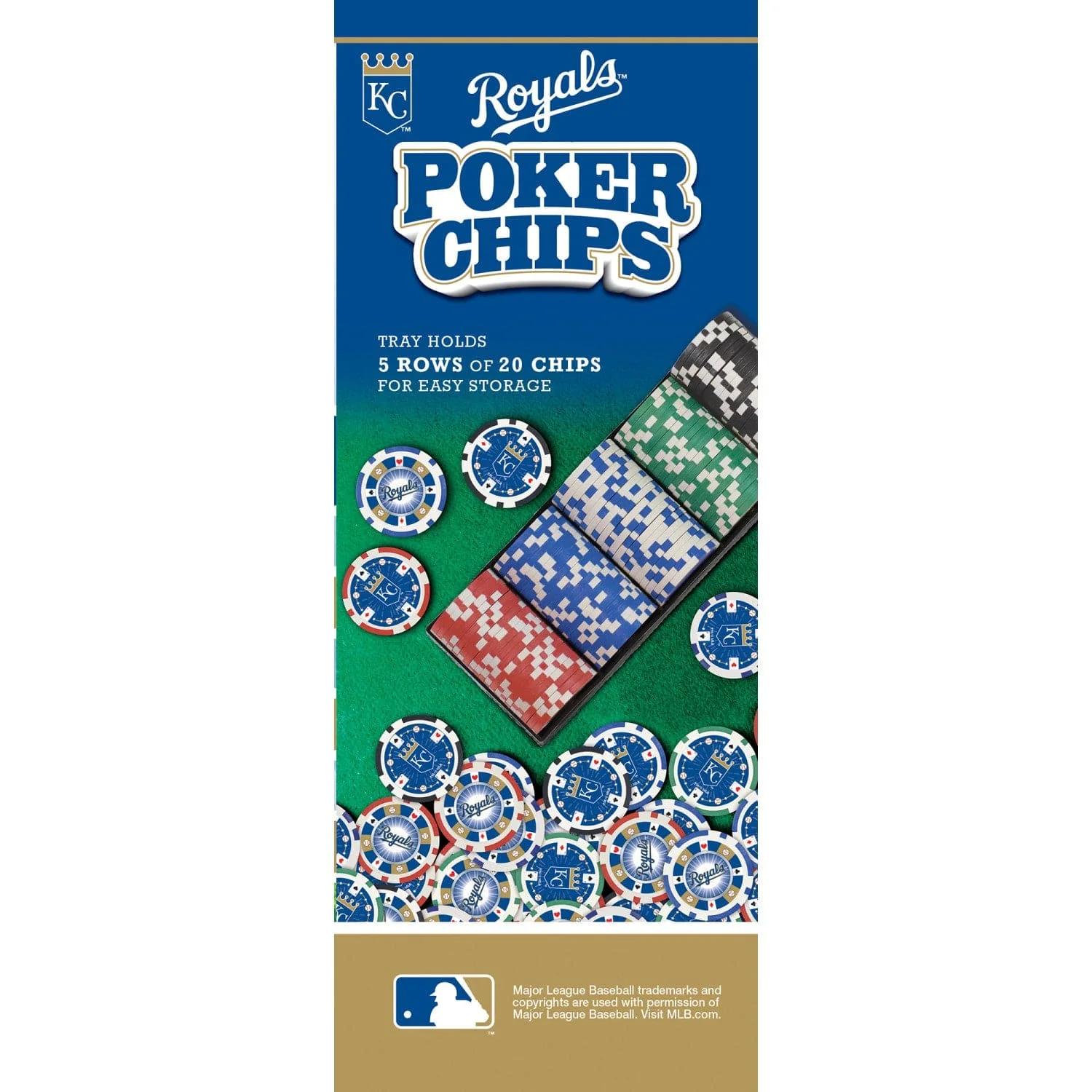 Kansas City Royals 100 Piece Poker Chips - Image 4