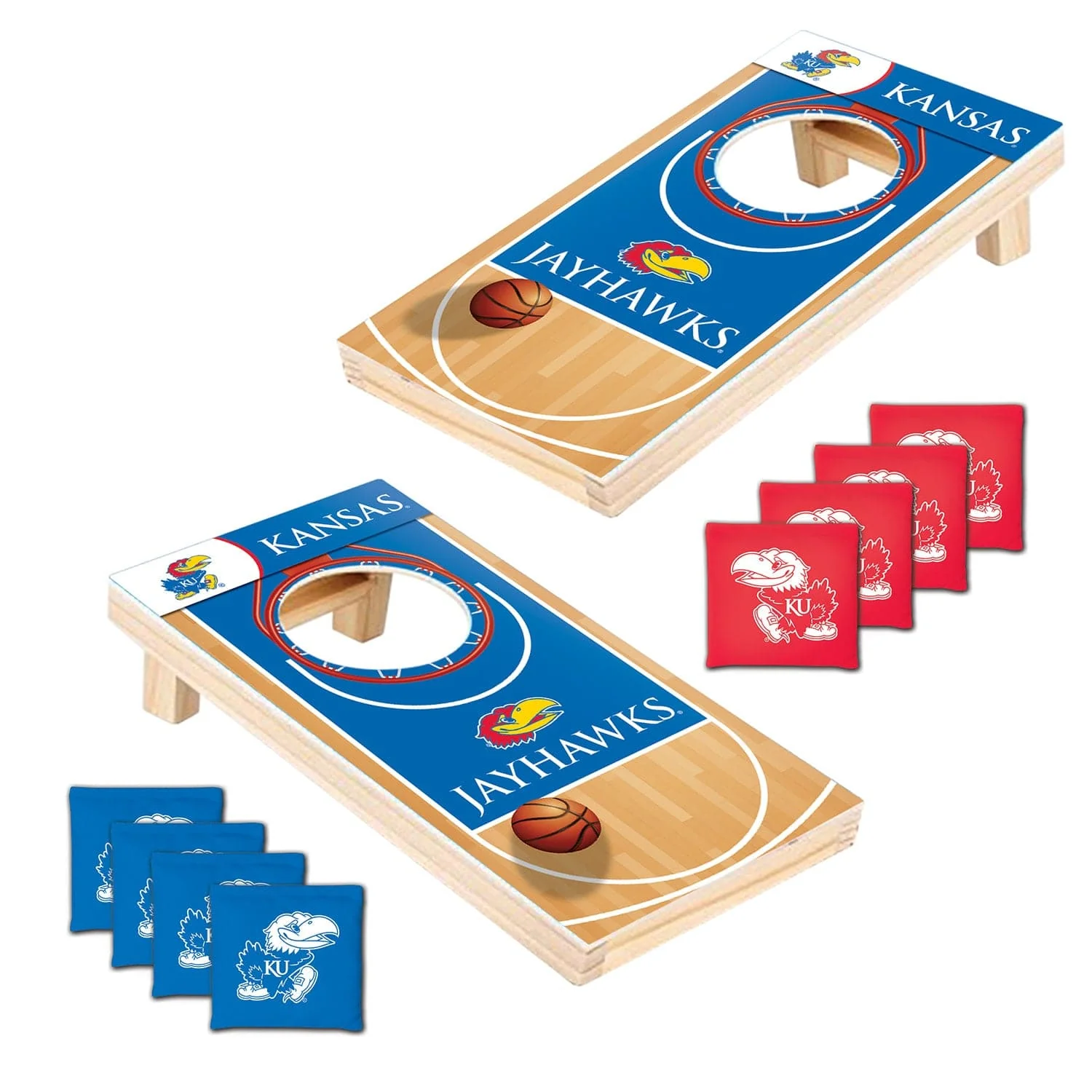 Kansas Jayhawks - NCAA Tabletop Cornhole - Image 2