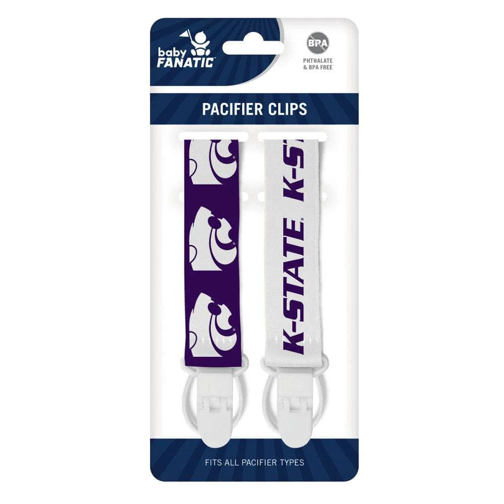 Kansas State Wildcats - Pacifier Clip 2-Pack - Image 2