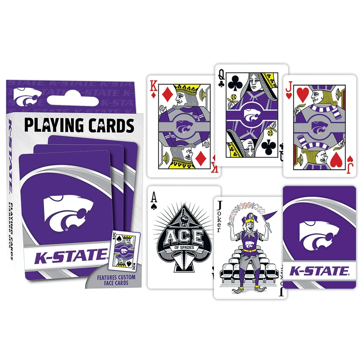 Kansas State Wildcats Playing Cards - 54 Card Deck - Image 3