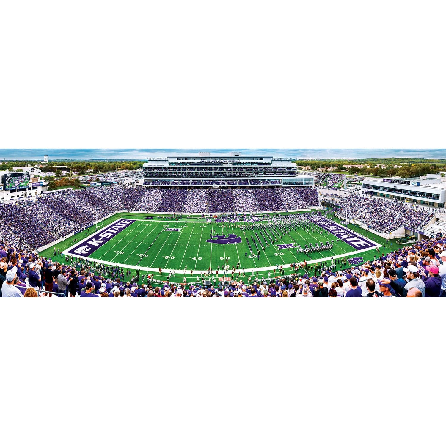Kansas State Wildcats - 1000 Piece Panoramic Jigsaw Puzzle - Image 2