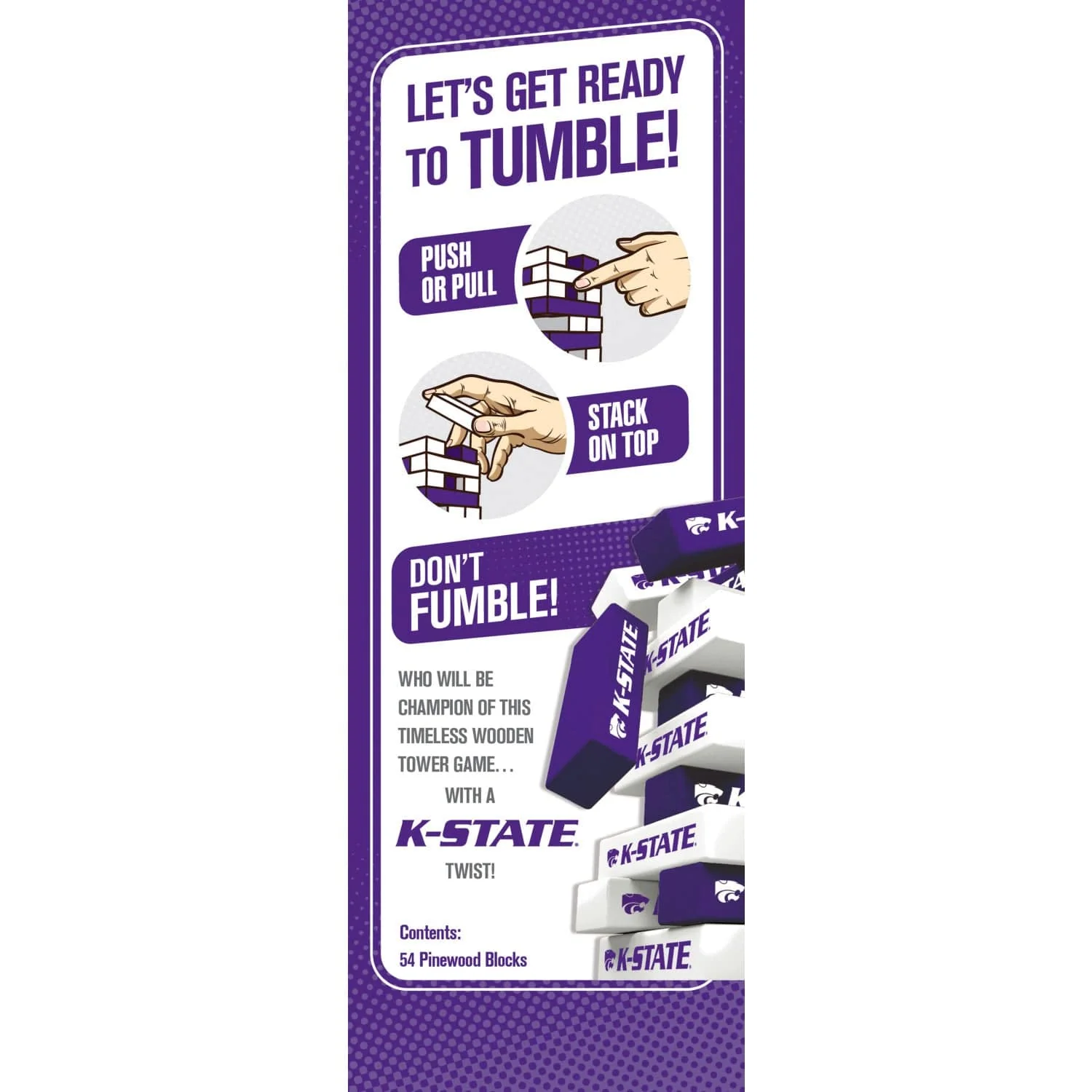Kansas State Wildcats Tumble Tower - Image 3