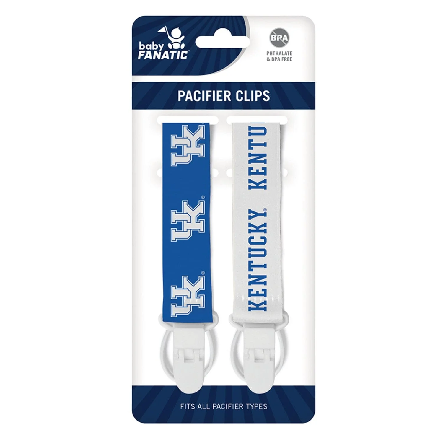 Kentucky Wildcats - Pacifier Clip 2-Pack - Image 2