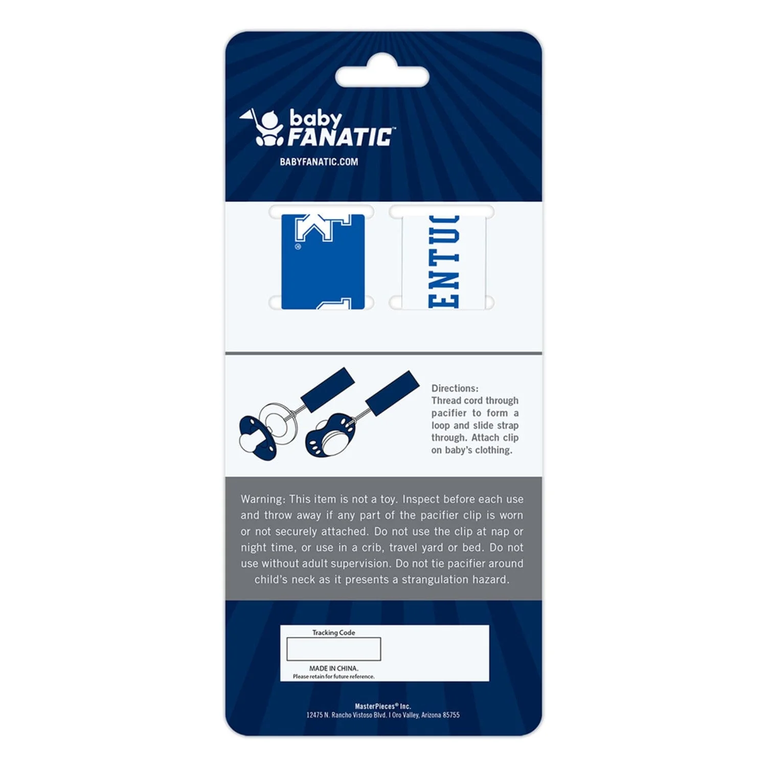 Kentucky Wildcats - Pacifier Clip 2-Pack - Image 3