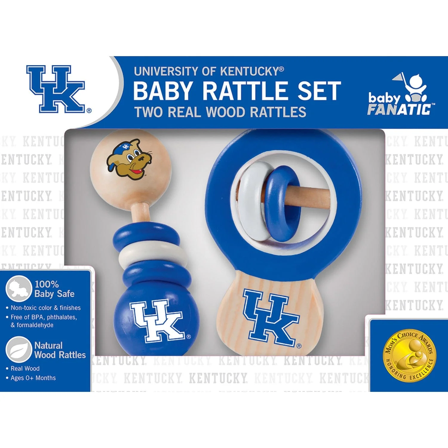 Kentucky Wildcats - Baby Rattles 2-Pack - Image 2