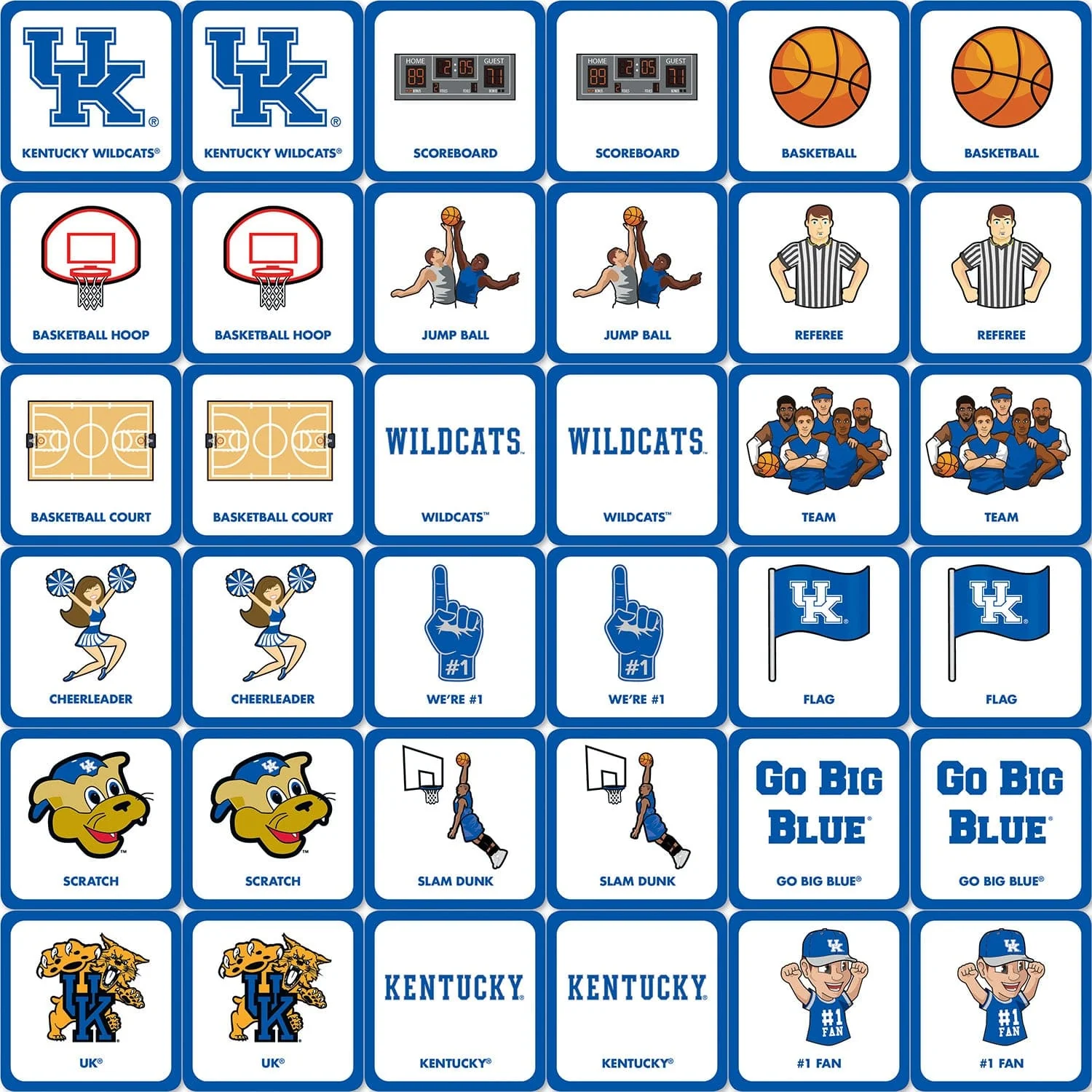 Kentucky Wildcats Matching Game - Image 2