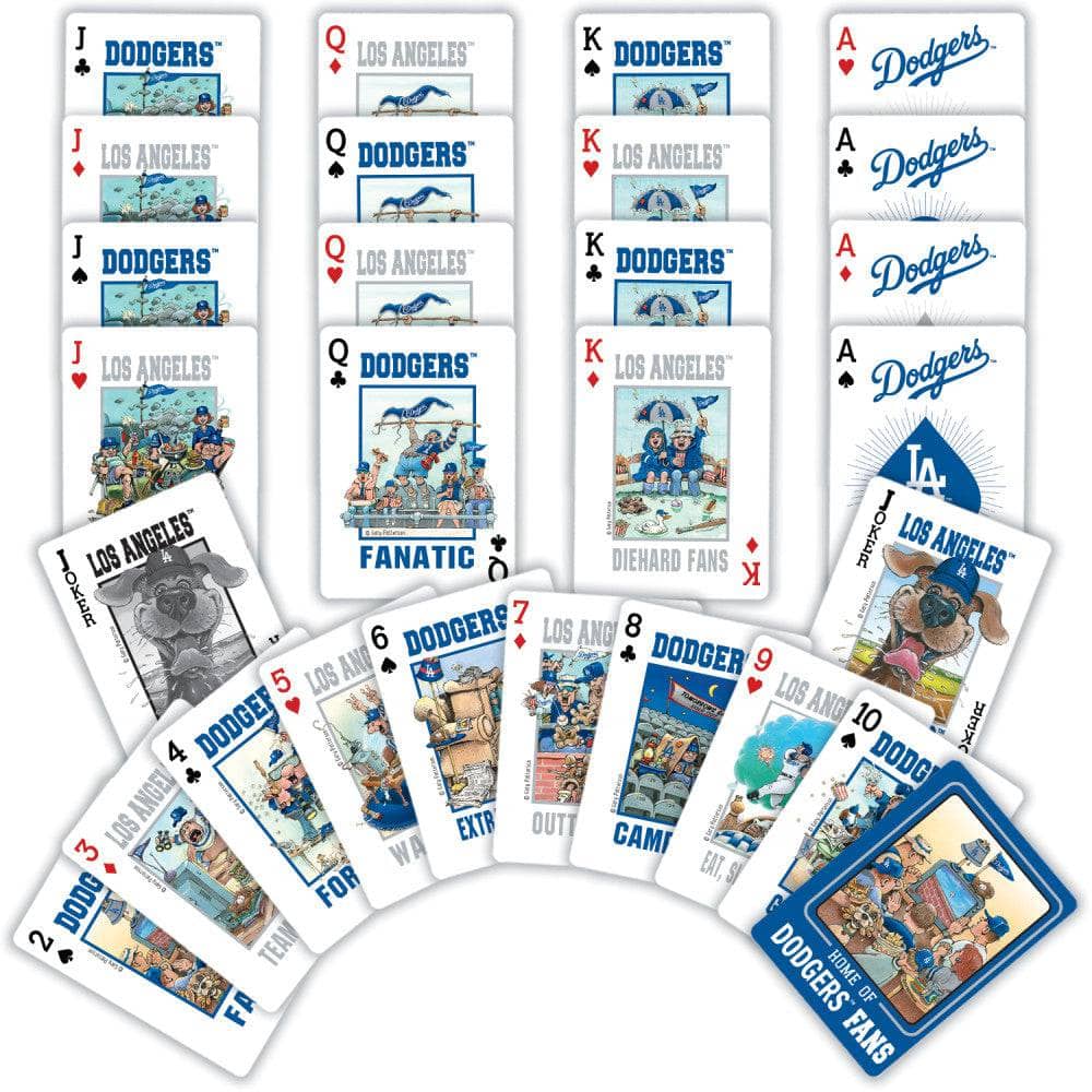Los Angeles Dodgers Fan Deck Playing Cards - 54 Card Deck - Image 2