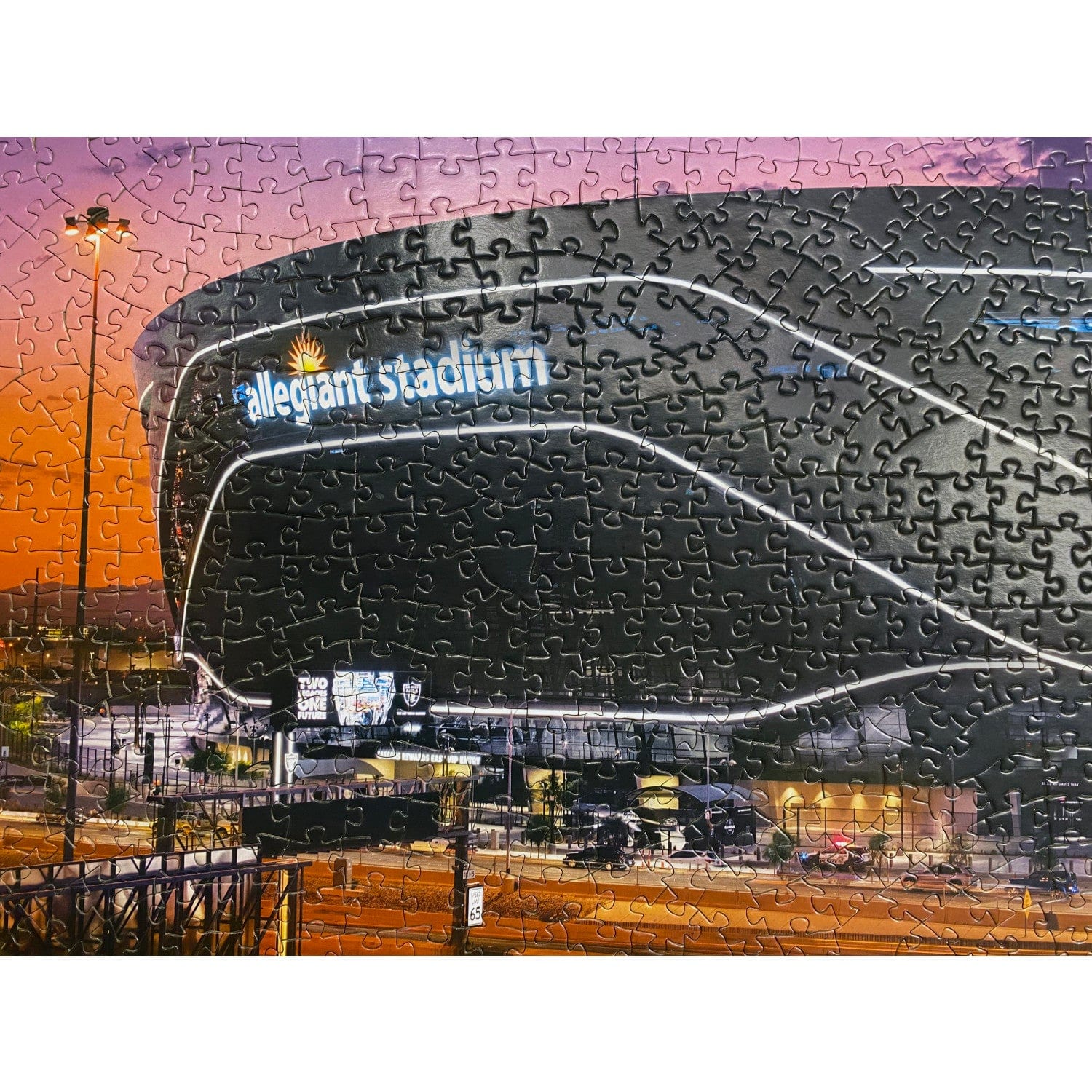 Las Vegas Raiders - Stadium View 1000 Piece Panoramic Jigsaw Puzzle - Image 3