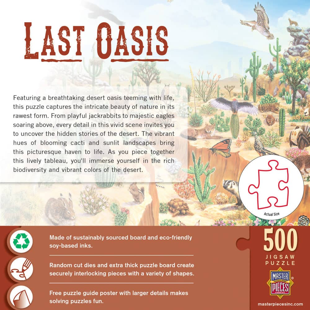Last Oasis 500 Piece Jigsaw Puzzle - Image 3