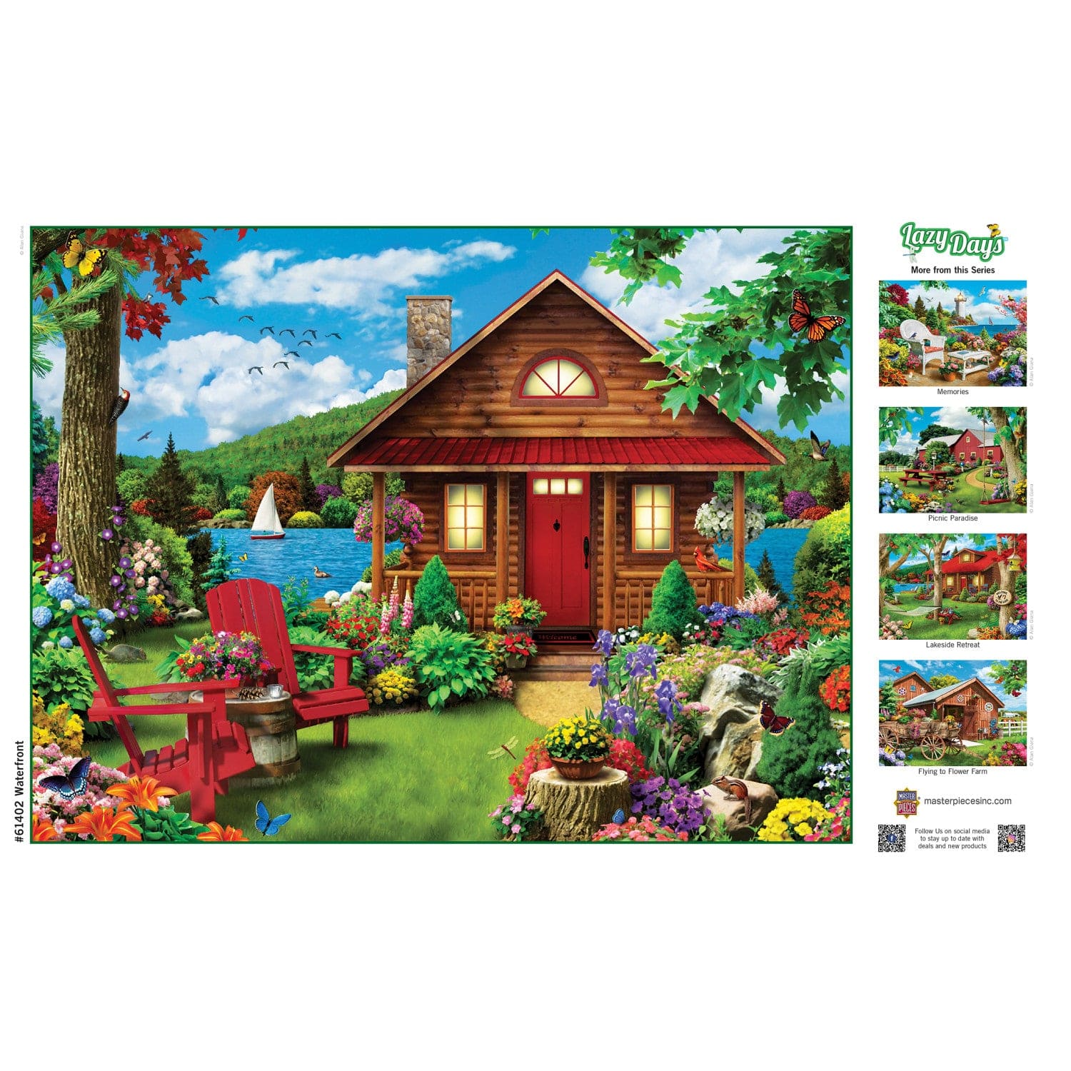 Lazy Days - Waterfront 750 Piece Jigsaw Puzzle - Image 4