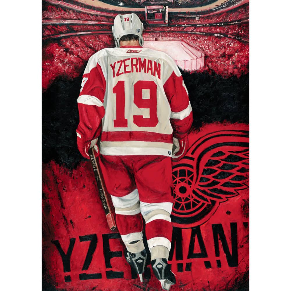 Legends of the Game - Steve Yzerman 500 Piece Jigsaw Puzzle - Image 2