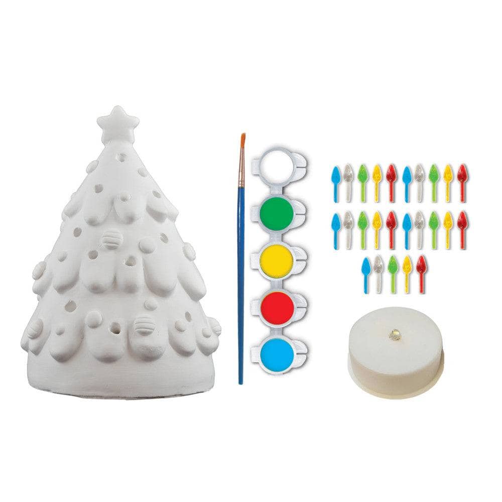 Christmas Tree - 6" Light-Up Plaster Paint Kit - Image 2