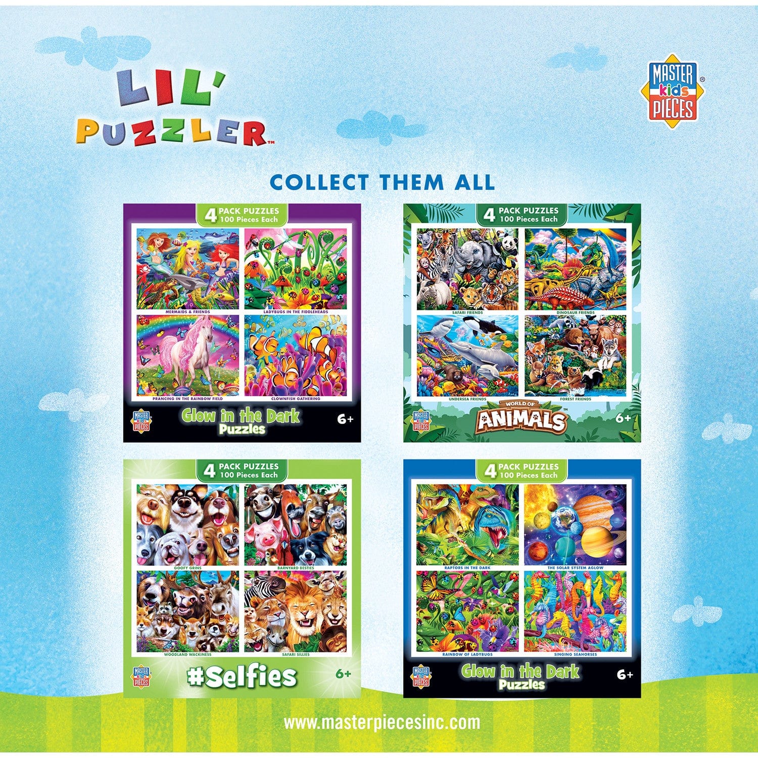 Lil Puzzler 48 Piece Jigsaw Puzzles 4-Pack - Image 7