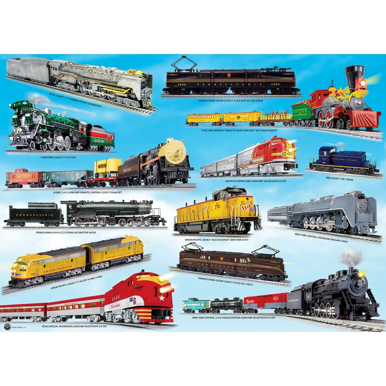 Lionel Trains - Best in Class 1000 Piece Jigsaw Puzzle - Image 2