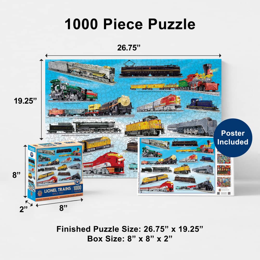 Lionel Trains - Best in Class 1000 Piece Jigsaw Puzzle - Image 5