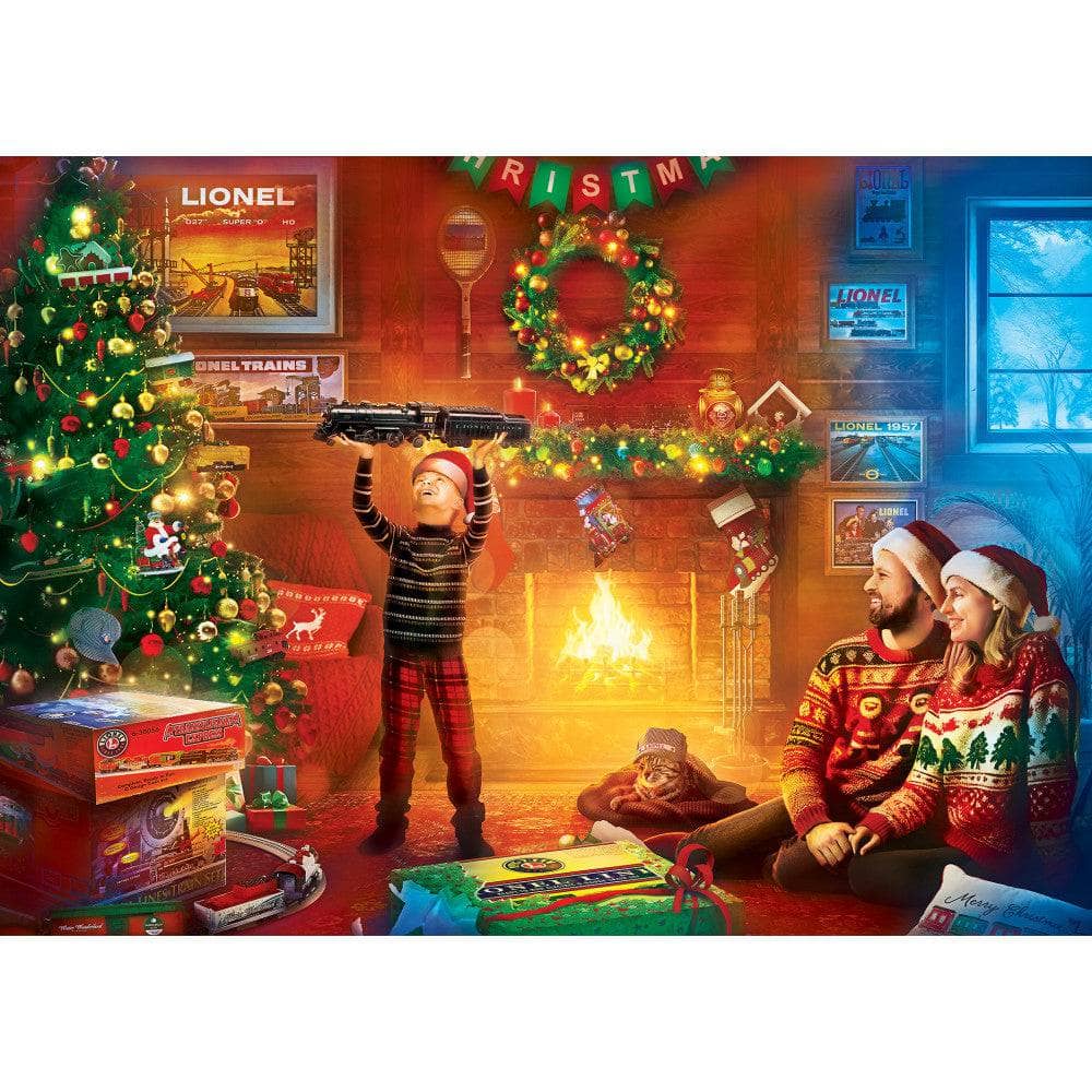 Lionel Trains Christmas 1000 Piece Jigsaw Puzzle - Image 2