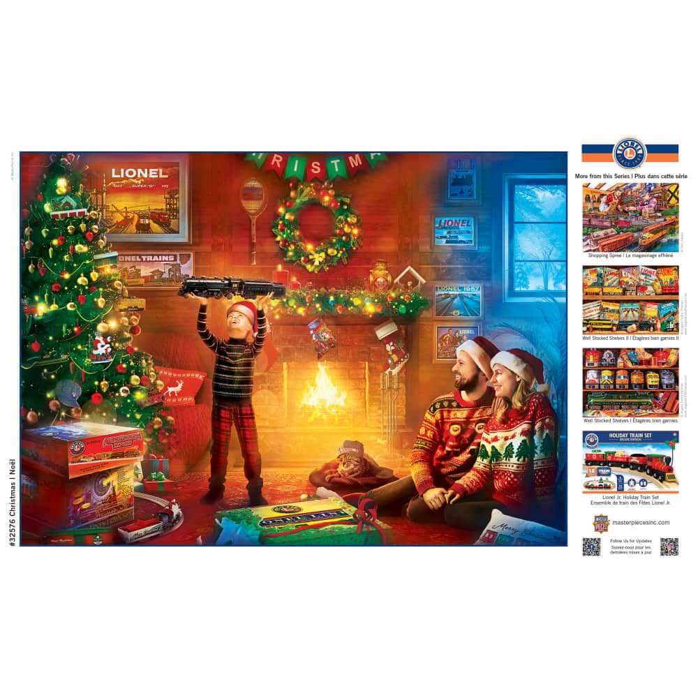 Lionel Trains Christmas 1000 Piece Jigsaw Puzzle - Image 4