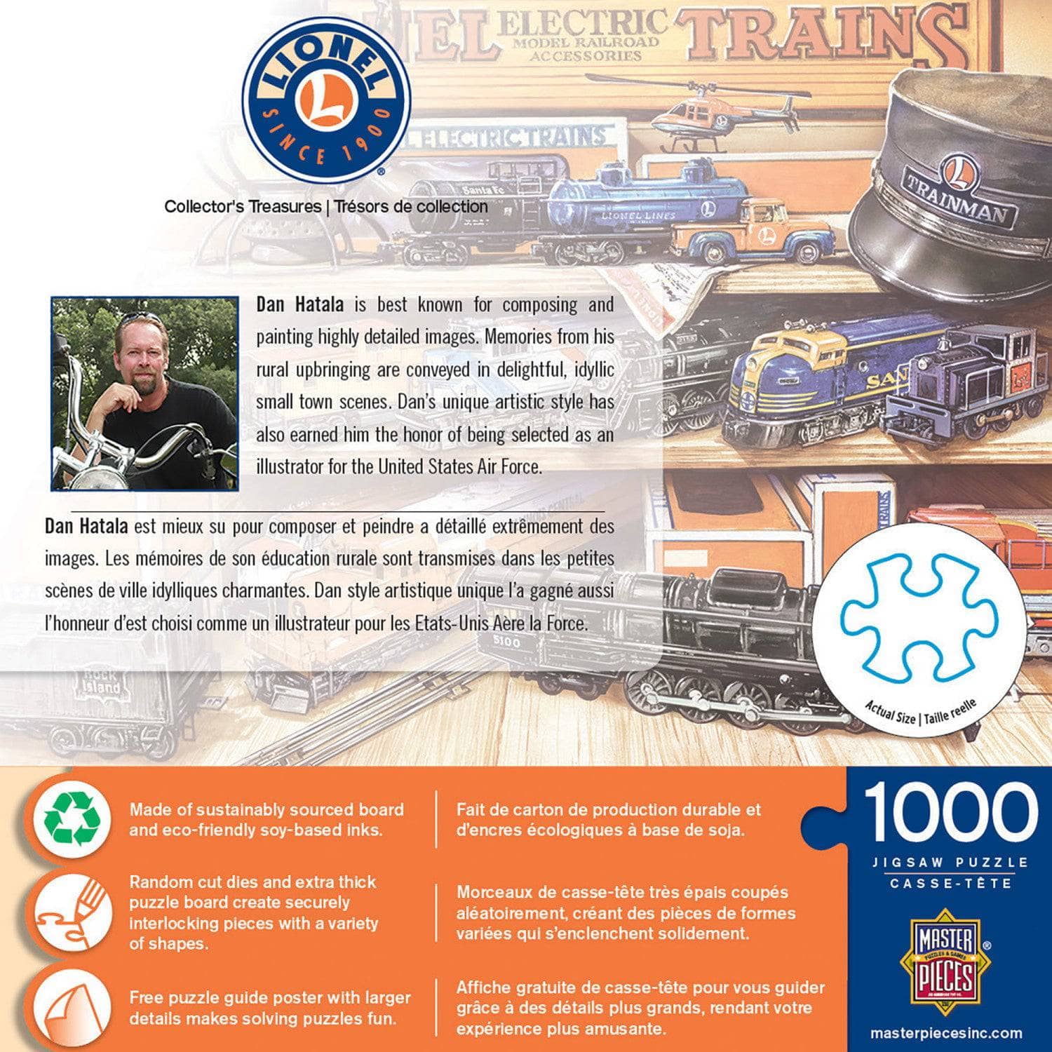 Lionel Trains - Collector's Treasures 1000 Piece Jigsaw Puzzle - Image 3