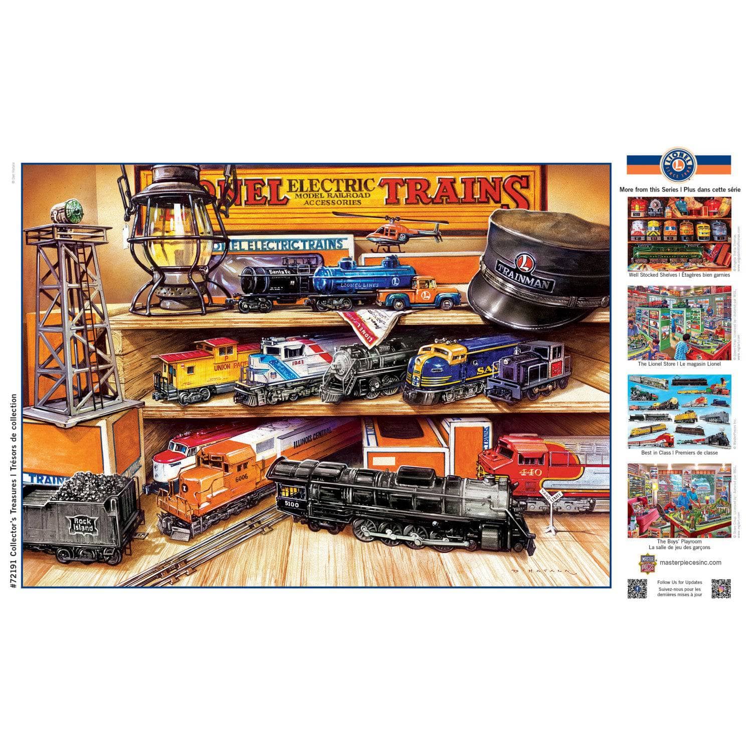 Lionel Trains - Collector's Treasures 1000 Piece Jigsaw Puzzle - Image 4