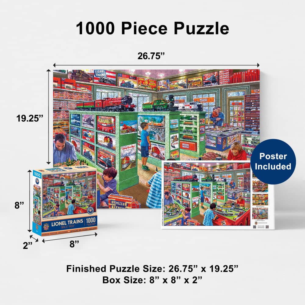 Lionel Trains - The Lionel Store 1000 Piece Jigsaw Puzzle - Image 5