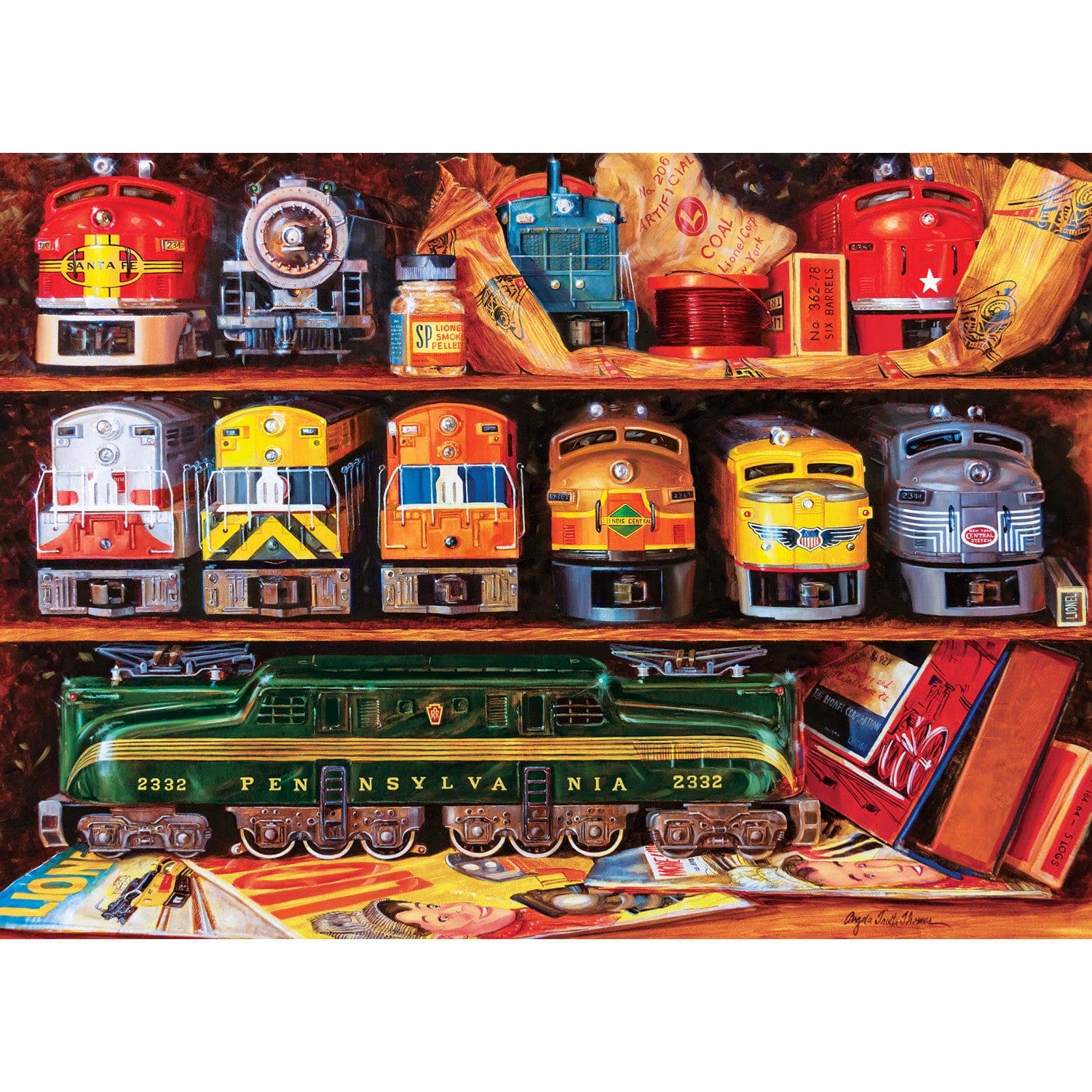 Lionel Trains - Well Stocked Shelves 1000 Piece Jigsaw Puzzle - Image 2