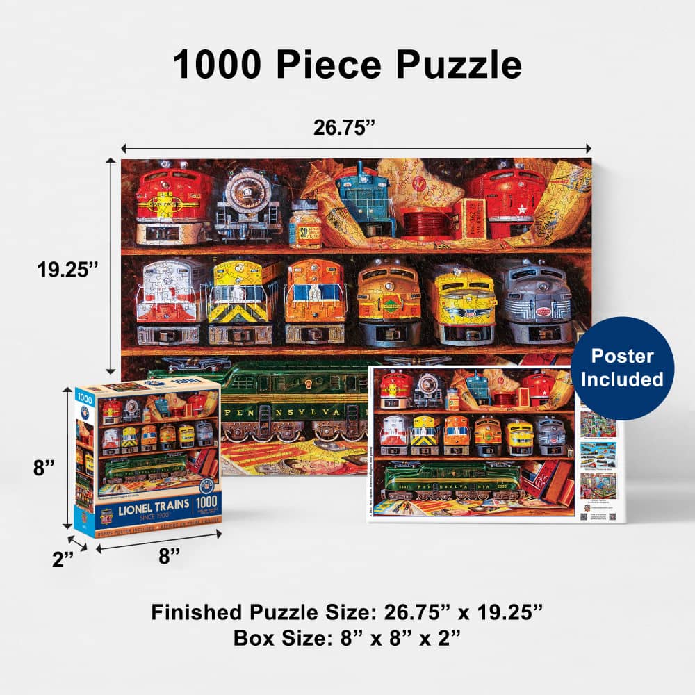Lionel Trains - Well Stocked Shelves 1000 Piece Jigsaw Puzzle - Image 5
