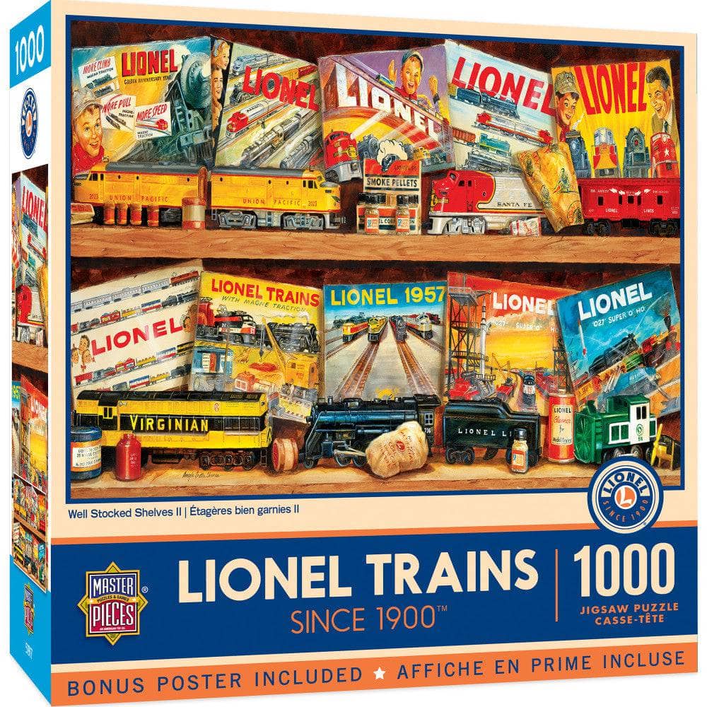 Lionel Trains - Well Stocked Shelves II 1000 Piece Jigsaw Puzzle