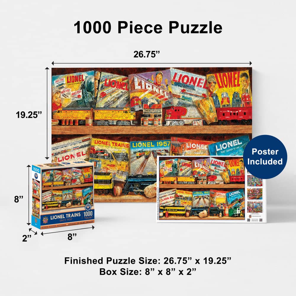 Lionel Trains - Well Stocked Shelves II 1000 Piece Jigsaw Puzzle - Image 5