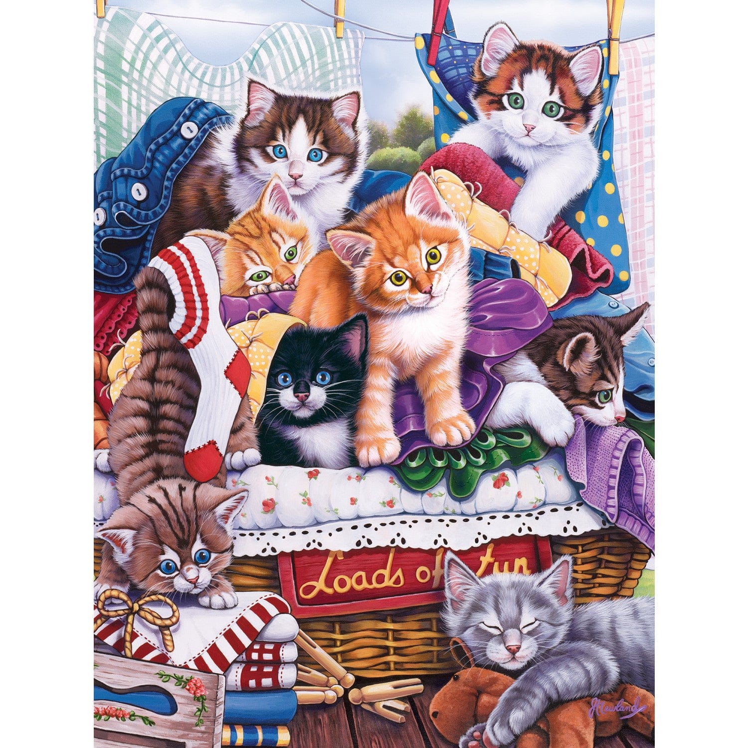 Playful Paws - Loads of Fun 300 Piece EZ Grip Jigsaw Puzzle - Image 2