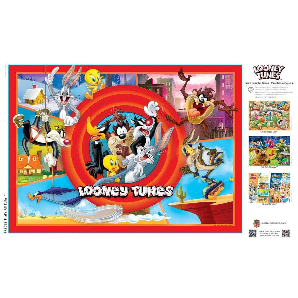 Looney Tunes - That's All Folks 1000 Piece Jigsaw Puzzle - Image 4