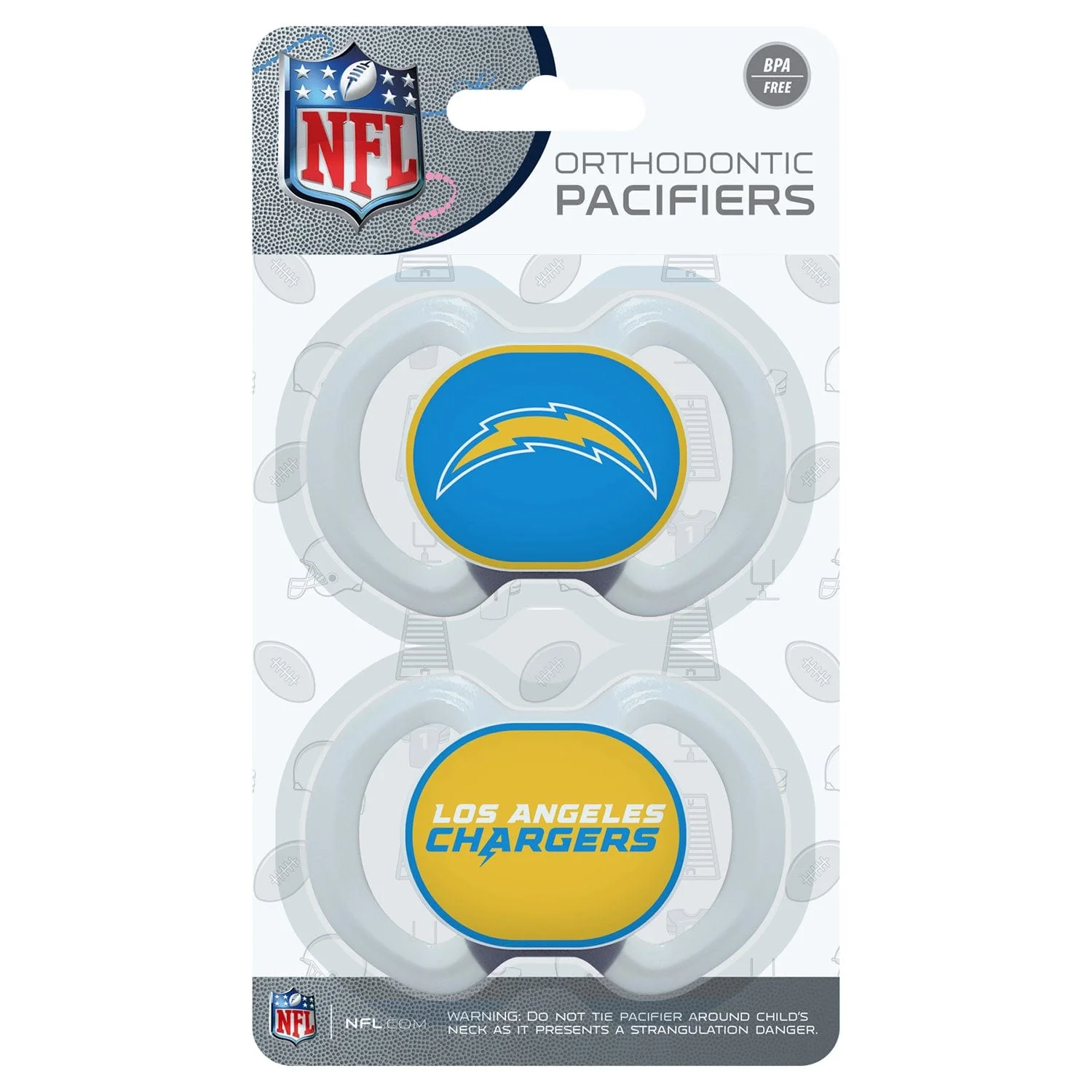 Los Angeles Chargers - Pacifier 2-Pack - Image 2